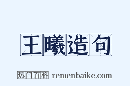 王曦造句是什么意思的图片